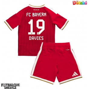 Bayern Munich Alphonso Davies #19 Dětské Domácí dres komplet 2026-27 Krátký Rukáv (+ trenýrky)